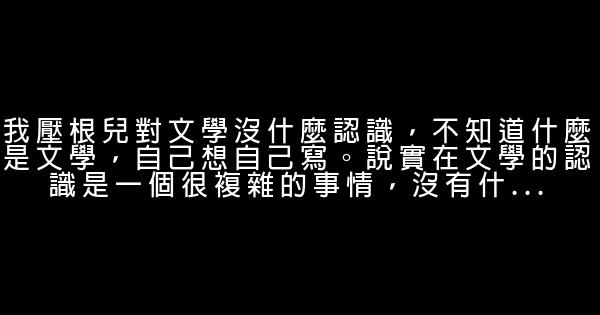 王朔經典語錄 1