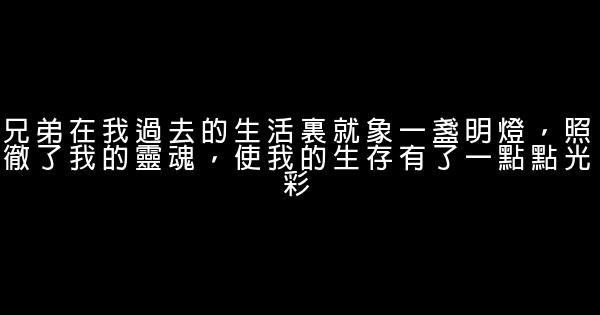 兄弟情誼的話語 1