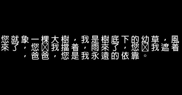 給爸爸的話 1