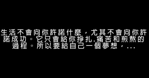 經典語錄：強大的不是能征服什麼，而是能承受什麼 0 (0)