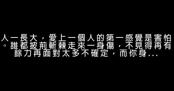 經典語錄：陪在身邊纔是擁有，愛到習慣纔會長久 0 (0)