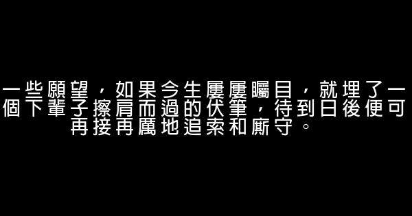 經典語錄：在暗淡的光芒背後，定將是更奪目的星光 1