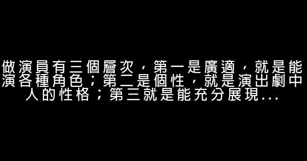 謝晉經典語錄語句 1