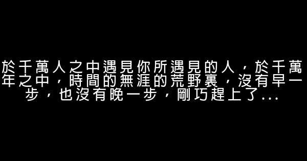 關於愛的句子 1