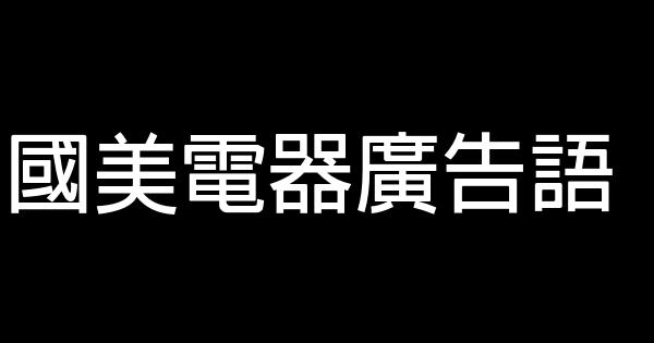 國美電器廣告語 1