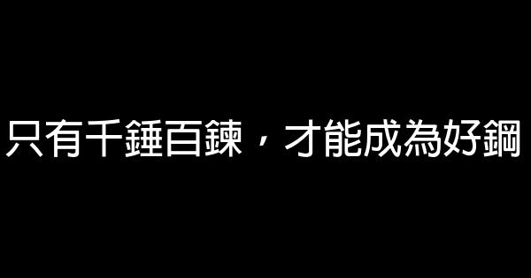 勵志名言佳句：失敗是堅忍的最後考驗 1