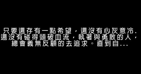 為夢想奮鬥勵志名言佳句大全 1