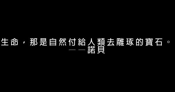 關於人生的名人名言佳句精選 1