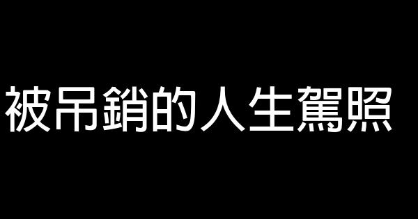 被吊銷的人生駕照 0 (0)