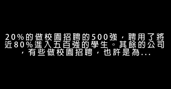 世界500強招聘的十大潛規則 0 (0)