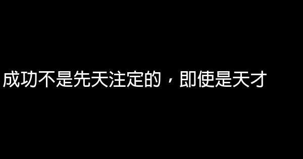 成功不是先天注定的，即使是天才 0 (0)