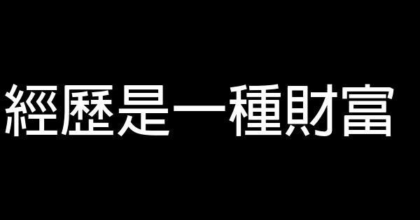 經歷是一種財富 0 (0)