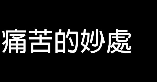 痛苦的妙處 0 (0)