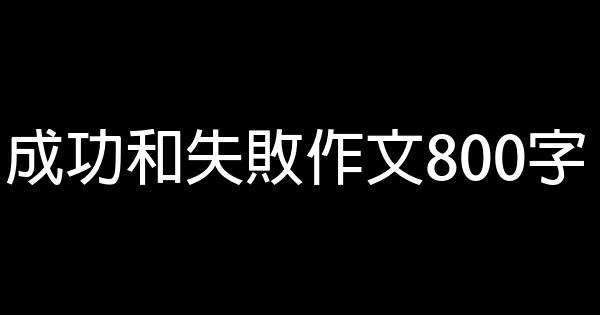 成功和失敗作文800字 假笑貓故事