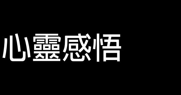 心靈感悟 1