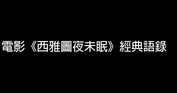 電影《西雅圖夜未眠》經典語錄 1