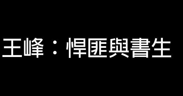 王峰：悍匪與書生 0 (0)