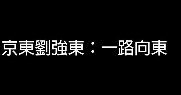 京東劉強東：一路向東 0 (0)