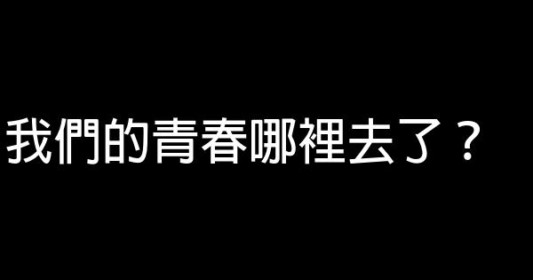 我們的青春哪裡去了？ 0 (0)