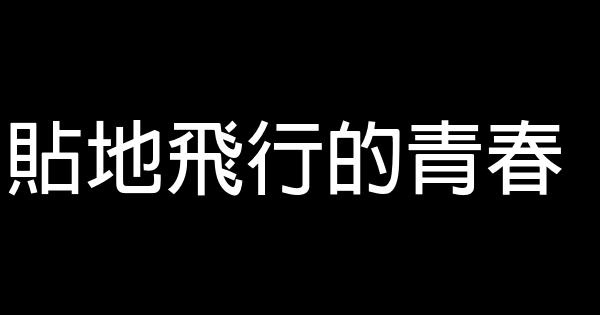 貼地飛行的青春 0 (0)