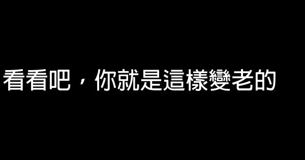 看看吧，你就是這樣變老的 0 (0)