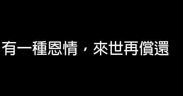 有一種恩情，來世再償還 0 (0)