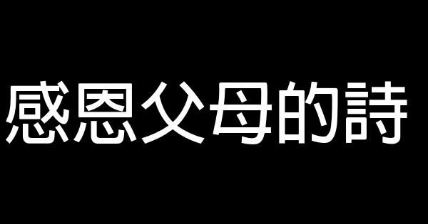 感恩父母的詩 0 (0)