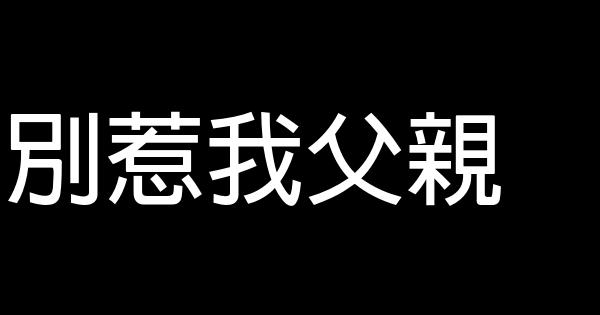 別惹我父親 1