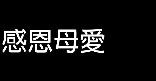 感恩母愛 1