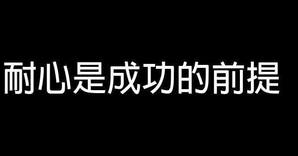 耐心是成功的前提 0 (0)