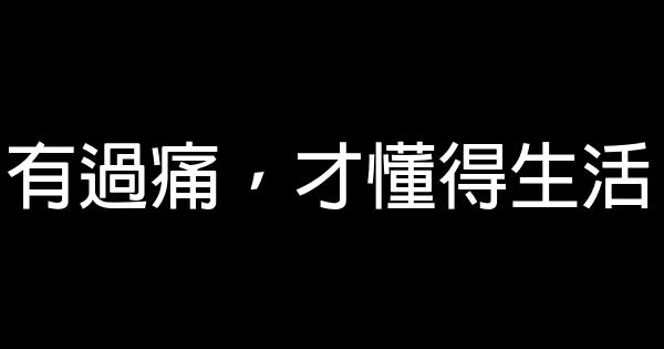 有過痛，才懂得生活 0 (0)