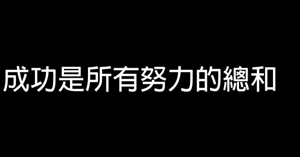 成功是所有努力的總和 0 (0)